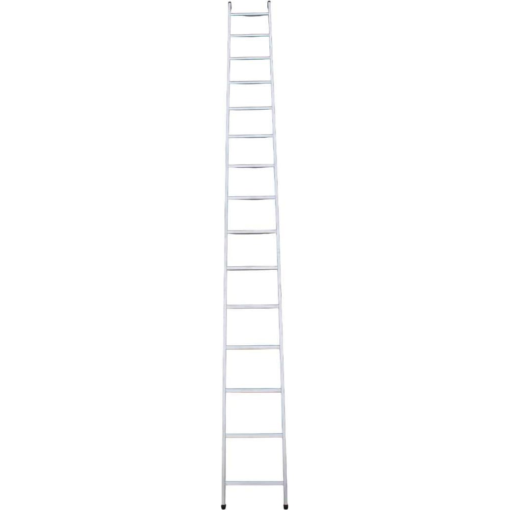 Изображение товара Алюминиевая приставная лестница ООО РИЗ 1х14 LAO1X14 бытовая легкая