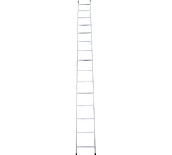 Изображение товара Алюминиевая односекционная приставная лестница ООО "РИЗ" 1х14 LAO1X14