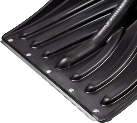 Изображение товара Ковш лопаты ООО Фирма Цикл Крепыш 450х335мм с оцинкованной планкой черный 1113-00 в упаковке КА-00002122