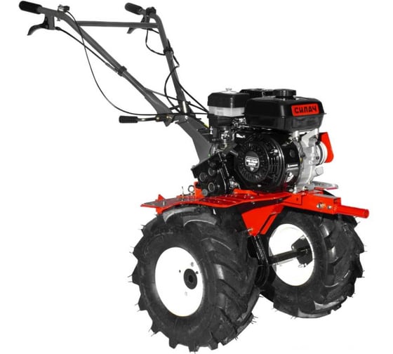 Изображение товара Мотоблок бензиновый СИЛАЧ МБ 704 Р Амур 7,0л.с.,фрезы24мм ,чугунный редуктор(без колес)4+2/с пониженной передачей (1/6) 024650