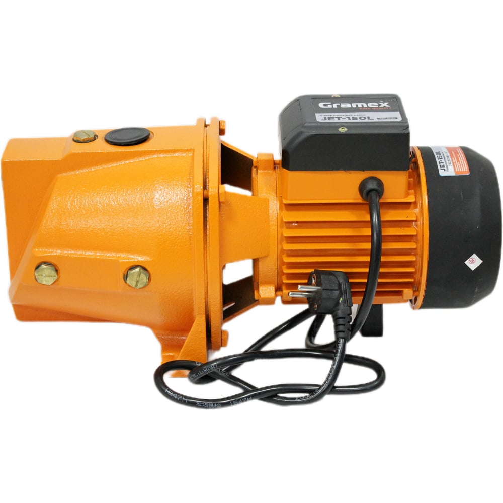 Изображение товара Поверхностный насос Gramex JET 150 L 1500Вт для бассейнов прудов и колодцев