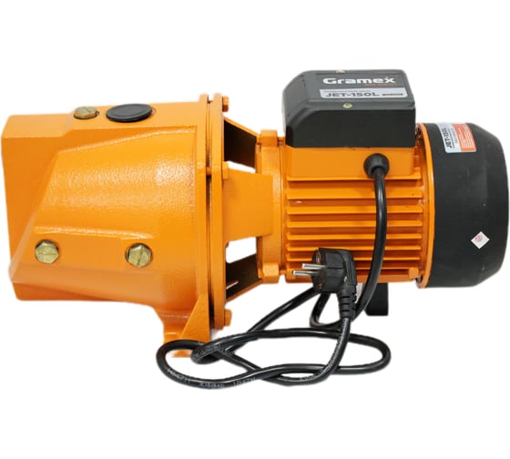 Изображение товара Поверхностный насос Gramex JET 150 L(1500Вт,напор48м,произв. 70лит/мин,соединния 1"х1") (1/1) 95144