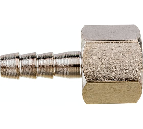 Изображение товара Штуцер елочка 6 мм - внутренняя резьба 1/4" Pegas pneumatic 4005