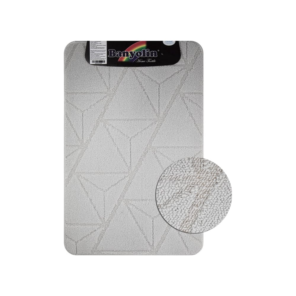 Изображение товара Коврик в ванную Санакс CROSS-LOOP бежевый 500x800 мм полиэстер латекс