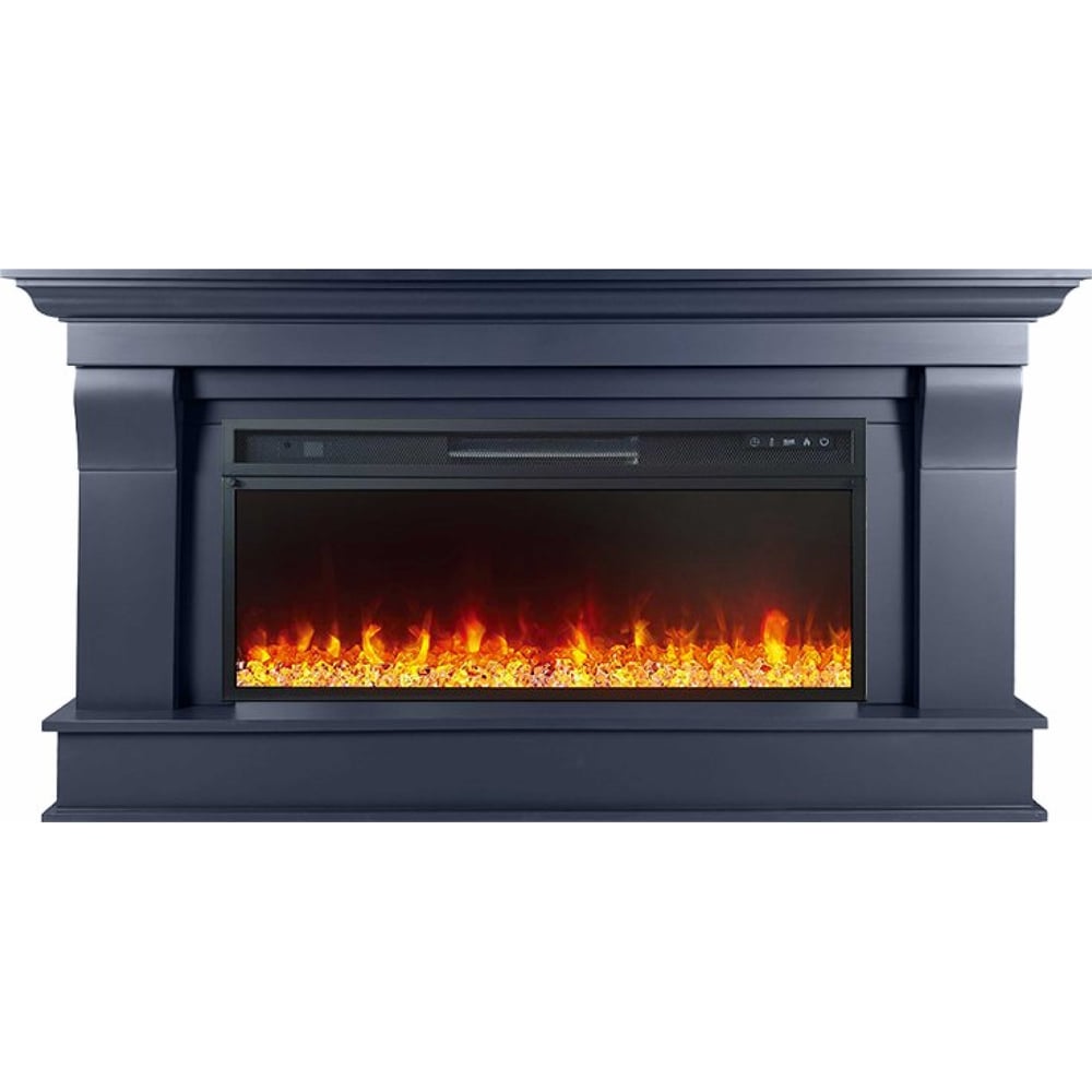 Каминокомплект Royal Flame MONACO Vis 42 серый графит разборный портал и Vision 42 LED электрокамин 64959402