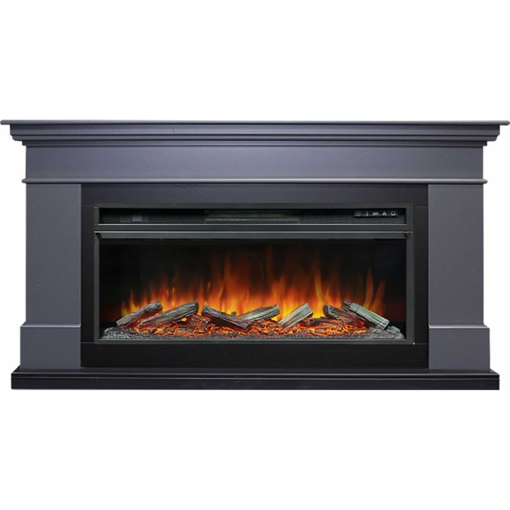 Изображение товара Электрокамин Royal Flame California под Vis42/5DVart 40 Crystal 40 Graphite Grey напольный
