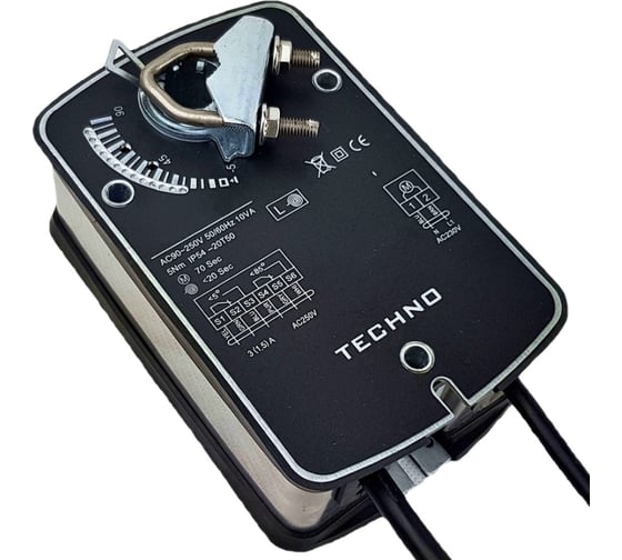 Изображение товара Электропривод воздушной заслонки с пружиной SC-05DN/24V 5Nm, ON/OFF, 24AC/DC TECHNO 200500