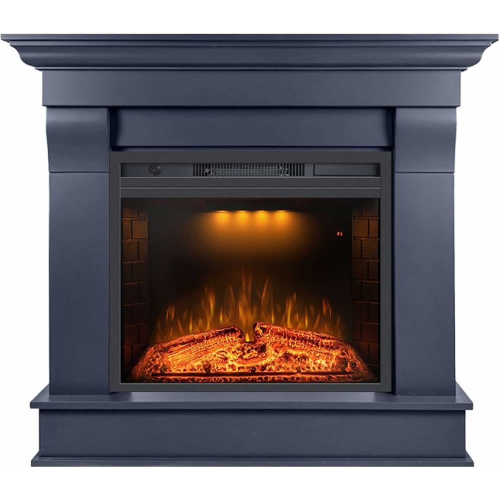 Каминокомплект Royal Flame MONACO Vis23EF/23EF3D/Emerald23 серый графит разборный портал и Emerald 23RF камин эл 64959401