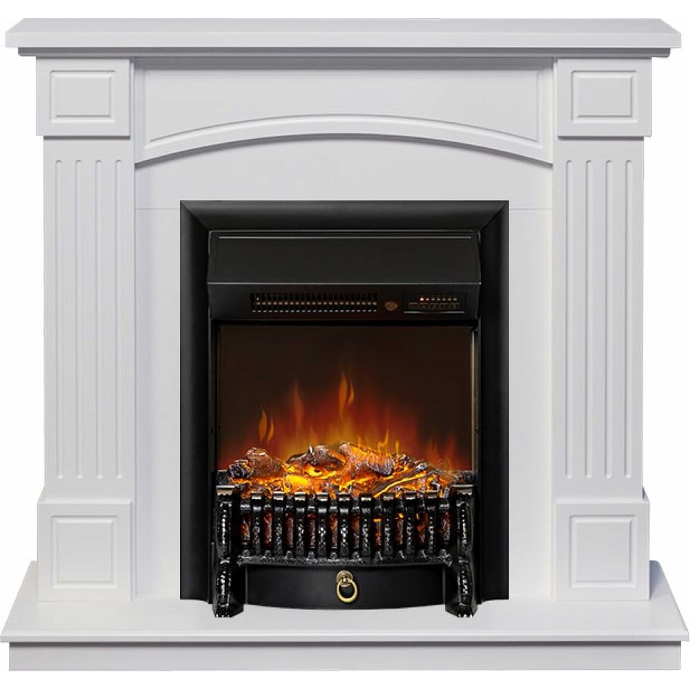 Изображение товара Электрокамин комплект Royal Flame Boston STD Fobos FXM Black RC классика белый 1.5 кВт