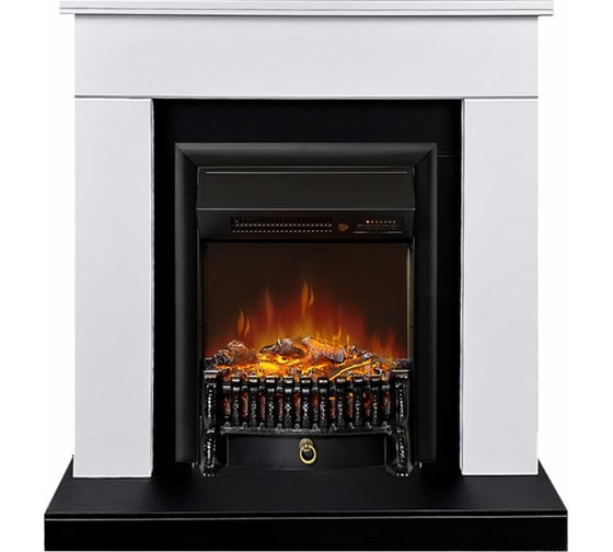 Изображение товара Каминокомплект Royal Flame BERGEN STD SFT под классику ( белый/черный) разборный портал и Fobos FXM Black RC электрокамин 64952715