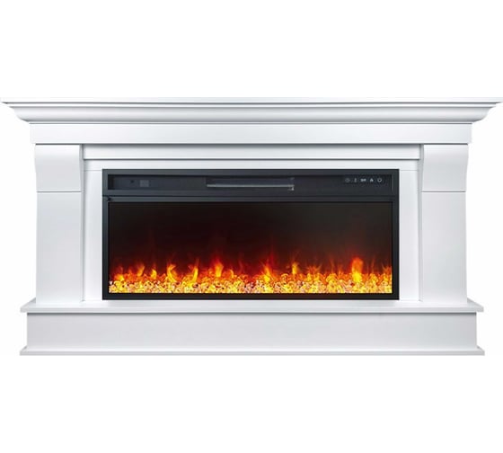 Изображение товара Каминокомплект Royal Flame MONACO под Vision 42 (бьянко белый) разборный портал и Vision 42 LED эле 64957877