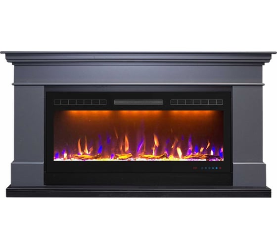Изображение товара Каминокомплект Royal Flame California под Vis42/5DVart 40/Crystal 40 Graphite Grey портал и Crystal 40RF электрокамин 64955944