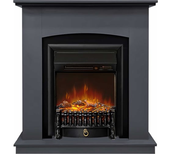 Изображение товара Каминокомплект Royal Flame Barcelona STD SFT (Graphite Grey) разборный портал и Fobos FXM Black RC электрокамин 64950019