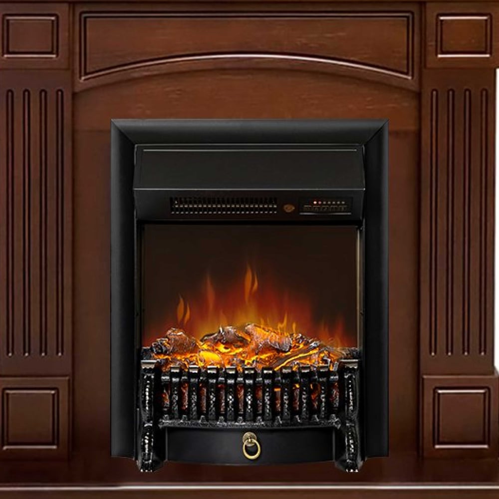 Изображение товара Каминокомплект Royal Flame Boston STD с электрокамином Fobos FXM Black RC темный дуб классика