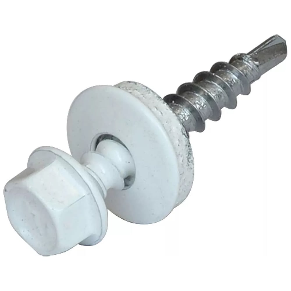 Изображение товара Кровельный саморез Bohrer ПРОМ 4,8x19 RAL 9003 5000 шт.