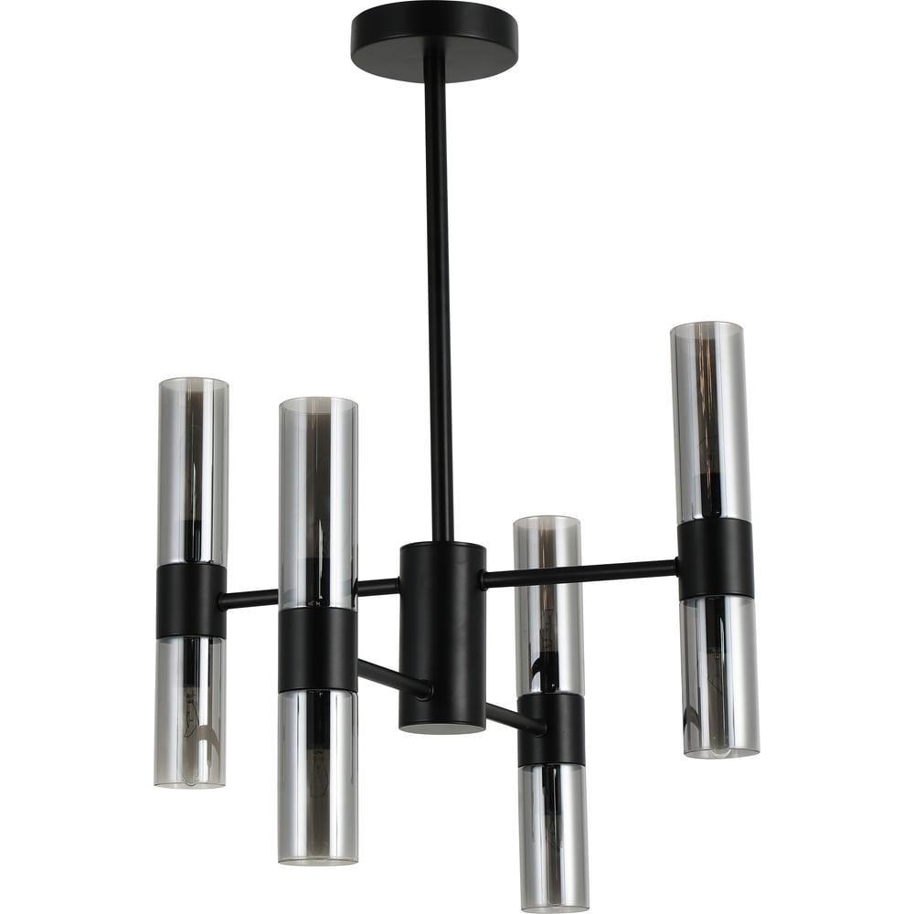 Изображение товара Люстра Schaffner Dolore 4380-8 черная 320 Вт для современного интерьера