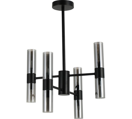 Изображение товара Люстра Schaffner Dolore 4380-8, цвет черный, 320 Вт Dolore 4380-8 BK