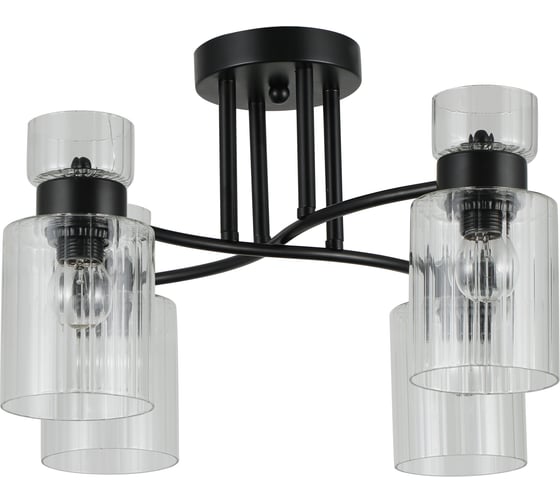 Изображение товара Люстра Schaffner Favorito 4565-4, цвет черный, 40 Вт Favorito 4565-4 BK