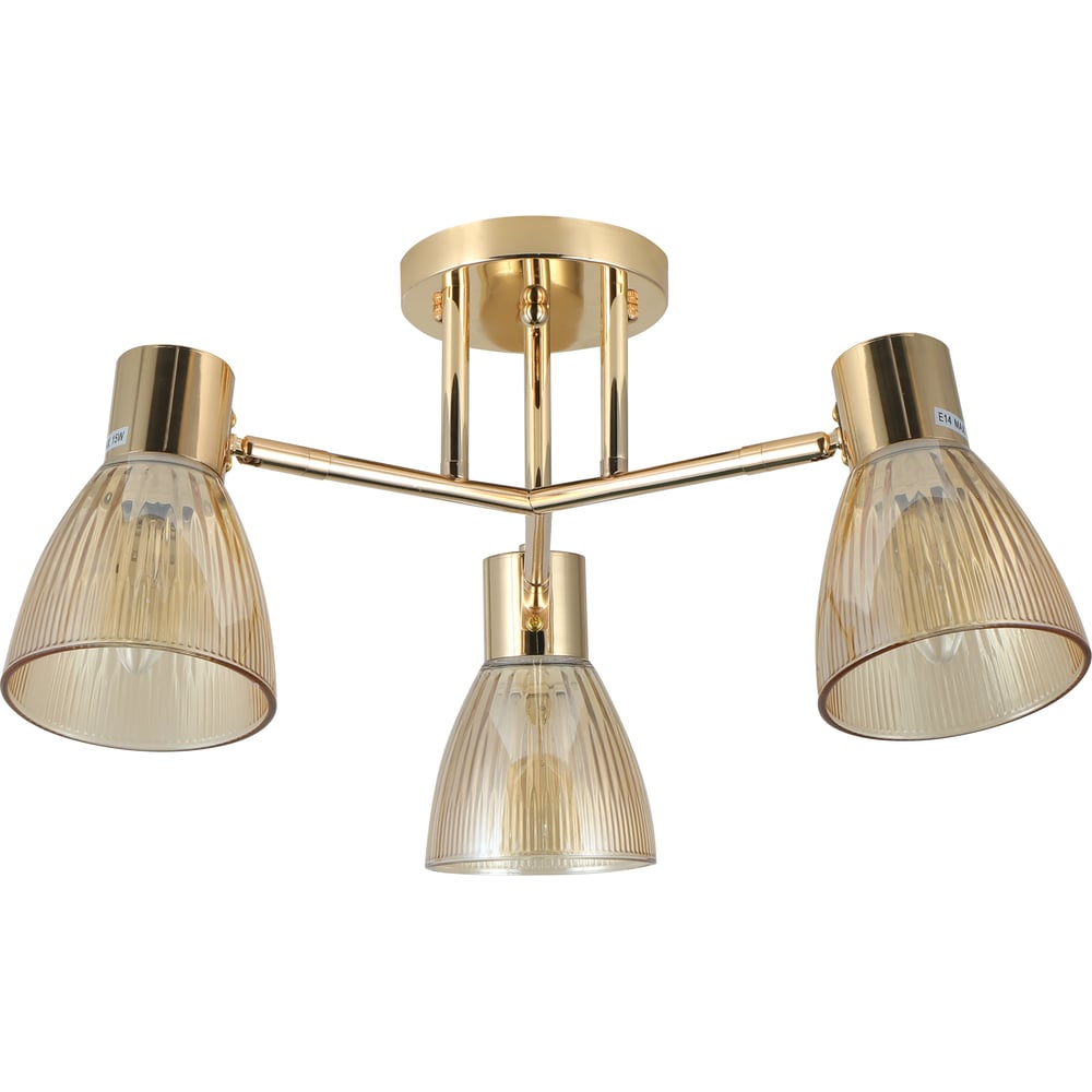 Изображение товара Люстра Schaffner Esimo 4545-5 GD современная золотая с 5 лампами