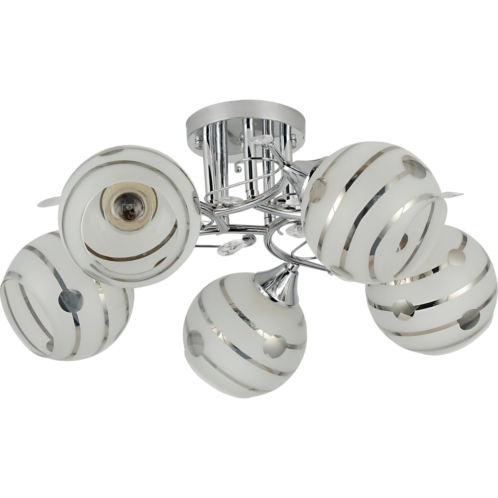 Изображение товара Люстра Schaffner Bina 4625-5 хром классика 5 ламп Е27 накаливание 200 Вт