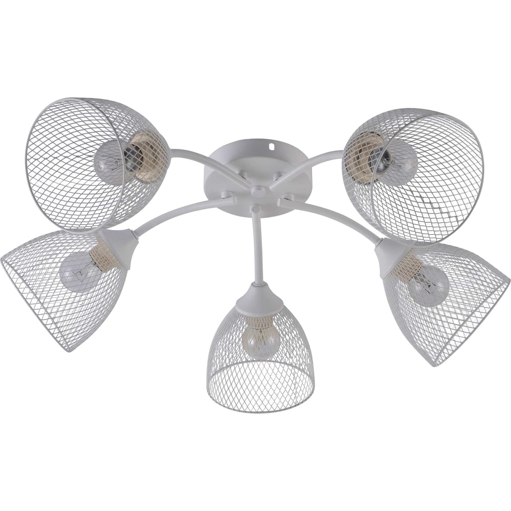 Изображение товара Люстра Schaffner Arriba 4430-5 белая современная накладная 5 ламп 300 Вт