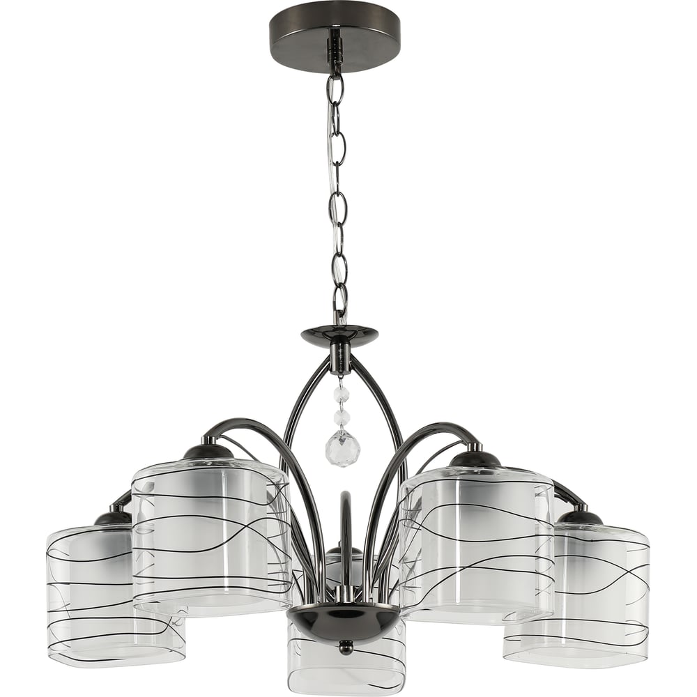 Изображение товара Современная черная люстра Schaffner Costoso 4325-5 для интерьера