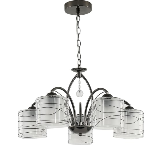 Изображение товара Люстра Schaffner Costoso 4325-5, цвет черный, 200 Вт Costoso 4325-5 PB