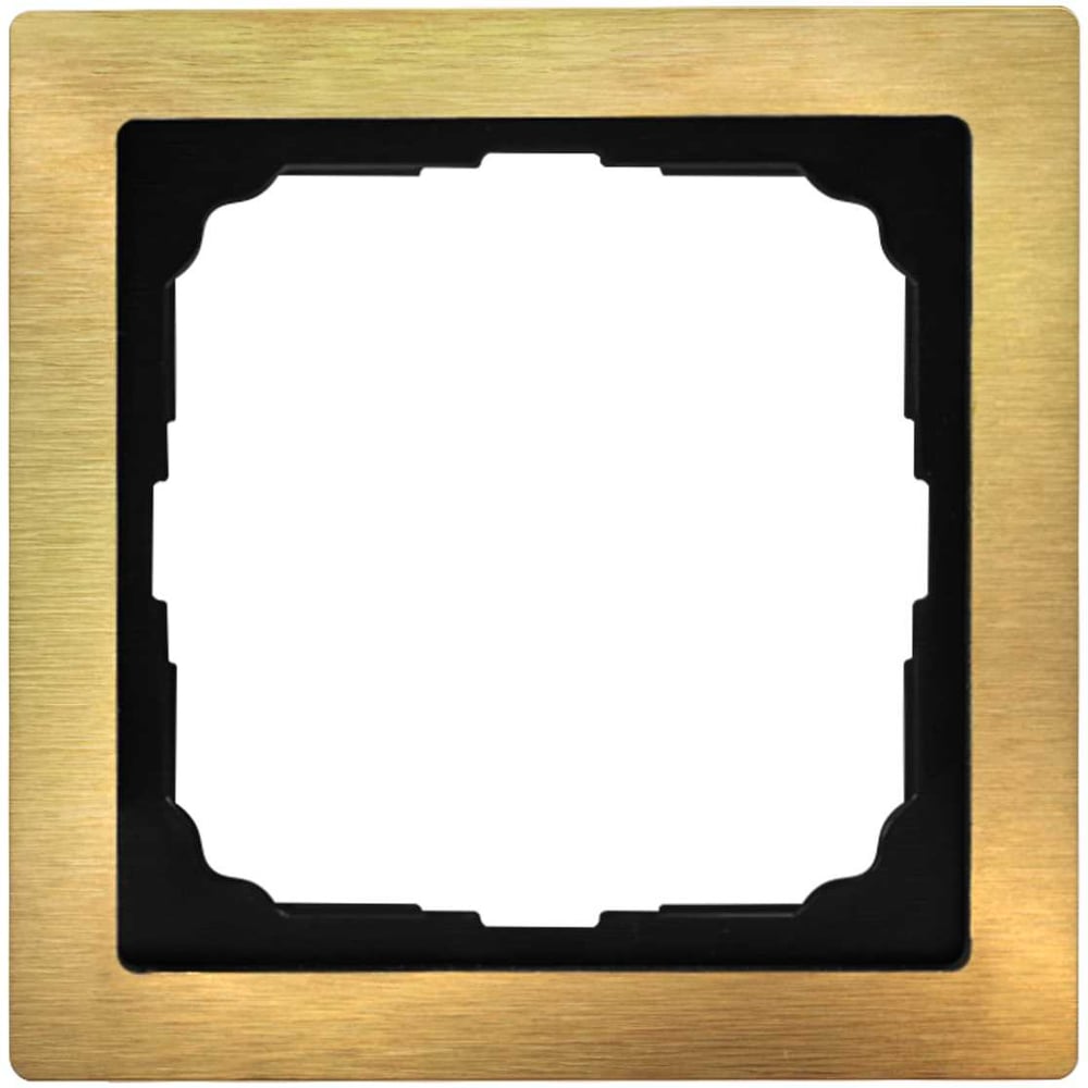 Изображение товара 1-постовая рамка Systeme Electric ArtGallery PURE, золотая