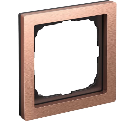 Изображение товара 1-постовая рамка Systeme Electric ArtGallery PURE, Металл, Медь GAL312501