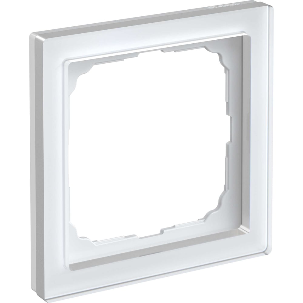 Изображение товара Рамка для поста Systeme Electric ArtGallery PURE белая из органического стекла