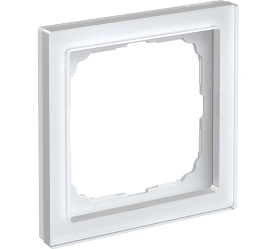 Изображение товара 1-постовая рамка Systeme Electric ArtGallery PURE, Органическое стекло, Белый GAL320101