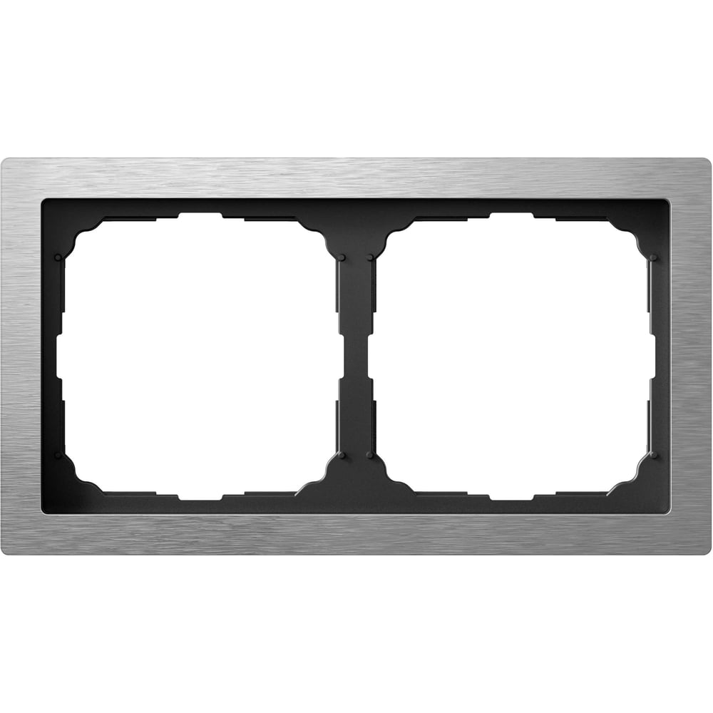 Изображение товара 2-постовая рамка Systeme Electric ArtGallery PURE из алюминия