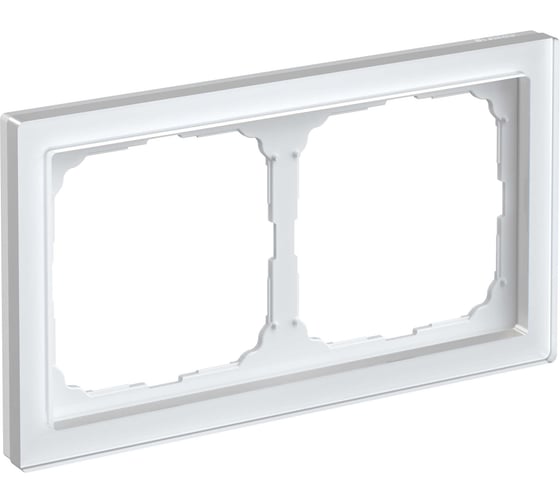 Изображение товара 2-постовая рамка Systeme Electric ArtGallery PURE, Органическое стекло, Белый GAL320102