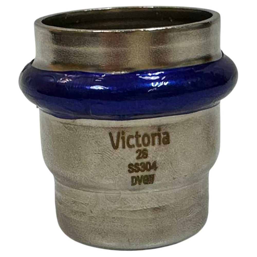 Изображение товара Заглушка пресс Victoria нержавеющая сталь 22 мм для труб