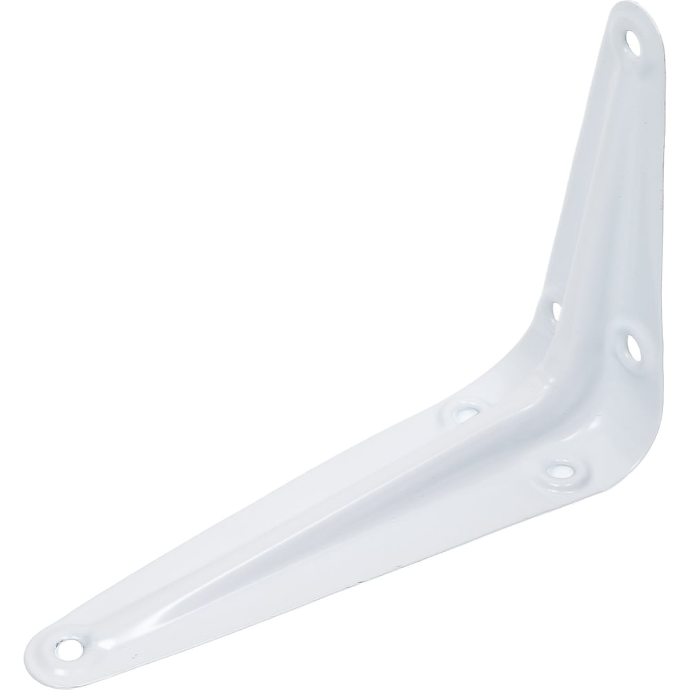 Изображение товара Кронштейн жестяной VORMANN 75x100x30 мм белый лак для крепления полок