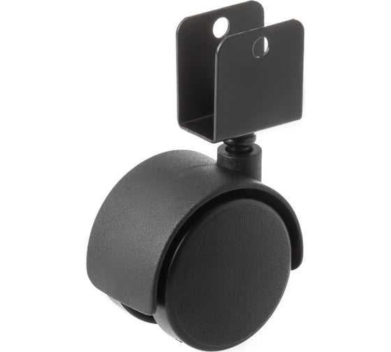 Изображение товара Мебельное колесо черное 50 мм TWH 50 А5 1000461