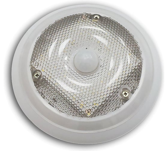 Изображение товара Светодиодный светильник DIORA ЖКХ GP 8/1000 Дежурный Авто 1000лм 8Вт 5000K IP54 80Ra Кп<10 датчики звука и движения, дежурный режим DJ8-GP-DezAvto-5K