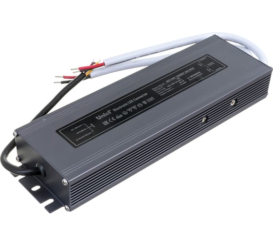 Изображение товара Блок питания Uniel 200B67 24V IP67 2 выхода UET-VAF UL-00007580