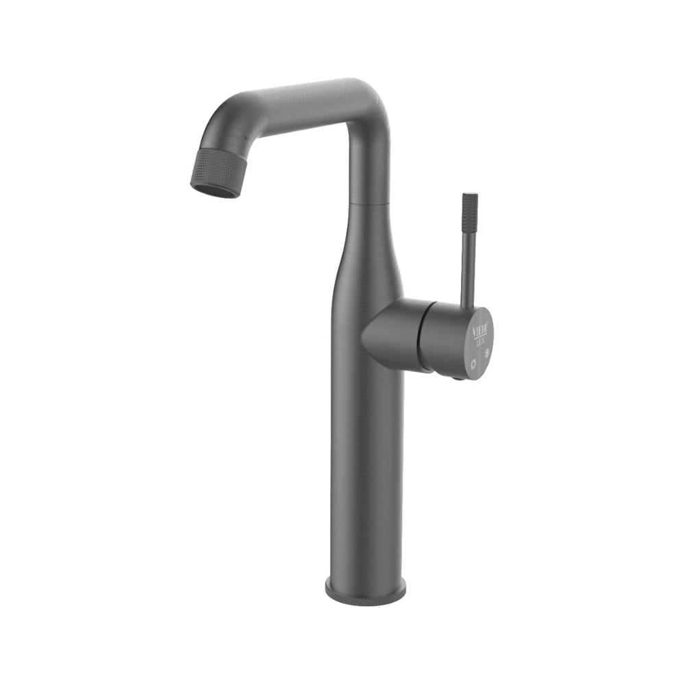 Изображение товара Современный однорычажный смеситель для раковины ViEiR V403515-G графит