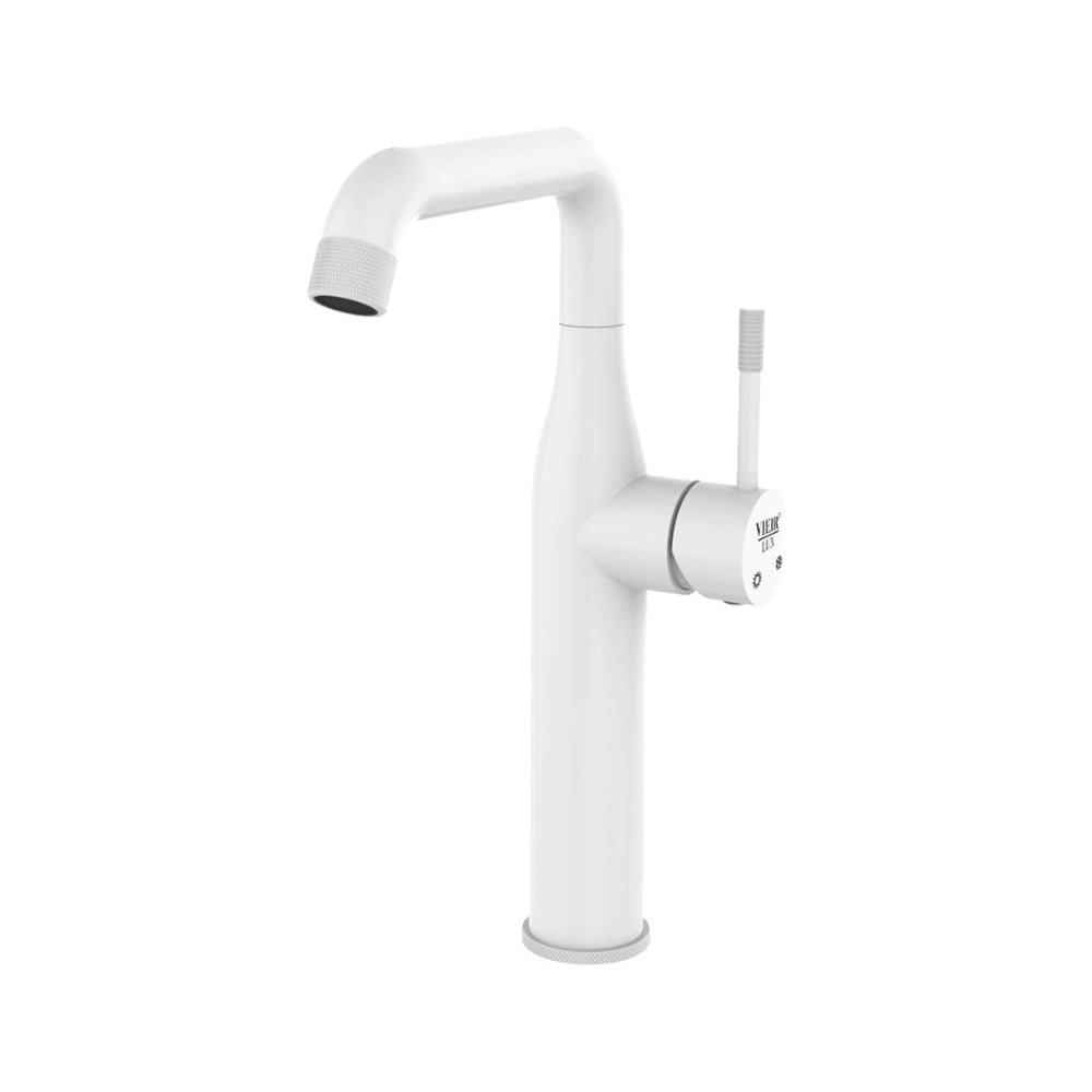 Изображение товара Высокий однорычажный смеситель для раковины ViEiR V403515-F белый аэратор