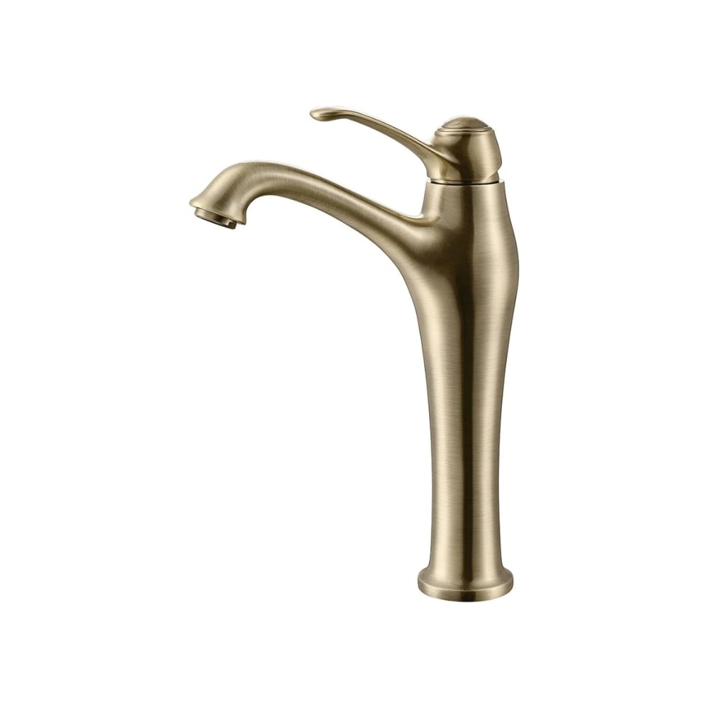 Изображение товара Высокий однорычажный смеситель для умывальника ViEiR бронза классика