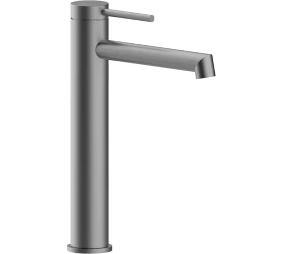 Изображение товара Смеситель для чаши однорычажный ViEiR нержавеющая сталь графит сатин высокий излив V462512-G