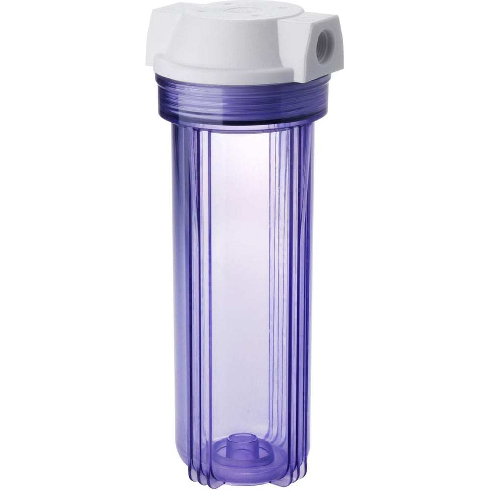 Изображение товара Корпус магистральный фильтра Гейзер С27 10SL 1/2 ВР прозрачный для бытового водоснабжения