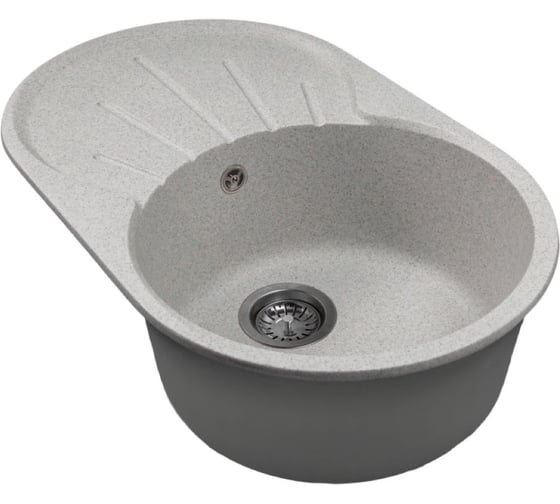 Изображение товара Мойка MIXLINE ML-GMS105 СТАНДАРТ овальная с крылом, серый 310, 740_460_190мм 558126