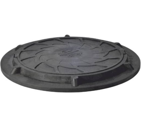 Изображение товара Люк Сантехкомплект полимер (легкий сад) круг 750х580 h=60 15кН сер/чер 004-0042