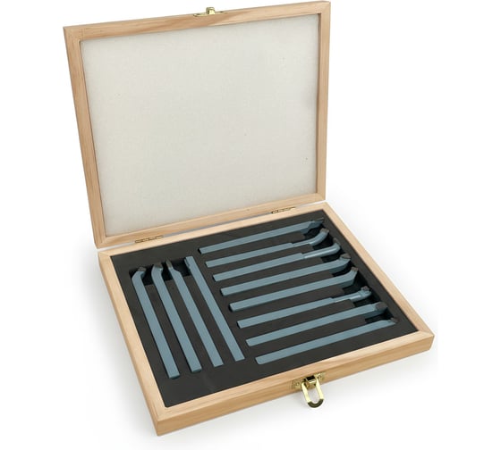 Изображение товара Набор резцов c твердосплавными напайками MetalMaster Т5К10, державка 8х8мм (12 шт) 23738