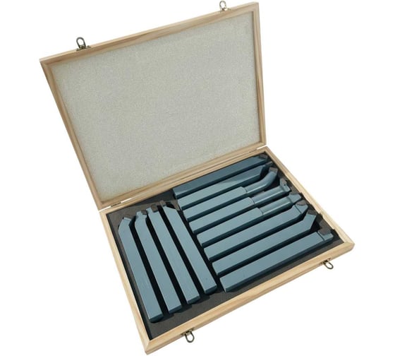 Изображение товара Набор резцов c твердосплавными напайками MetalMaster Т5К10, державка 25х25мм (12 шт) 23743