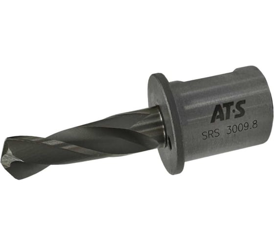 Изображение товара Сверло спиральное по металлу AT-S HSS для рельсов L=30, d=9.8 мм SRS3009.8
