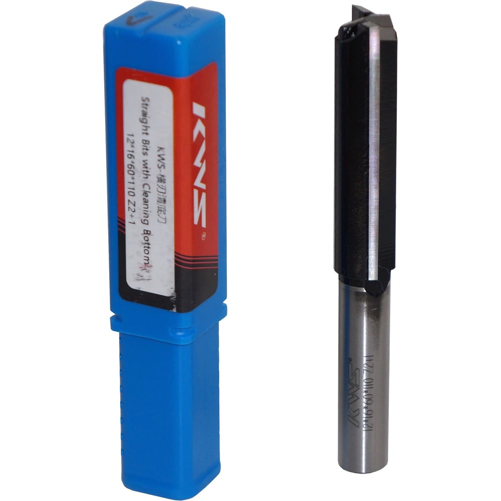 Изображение товара Фреза концевая пазовая KWS 12х16х60х110 Z2+1 - профессиональный инструмент