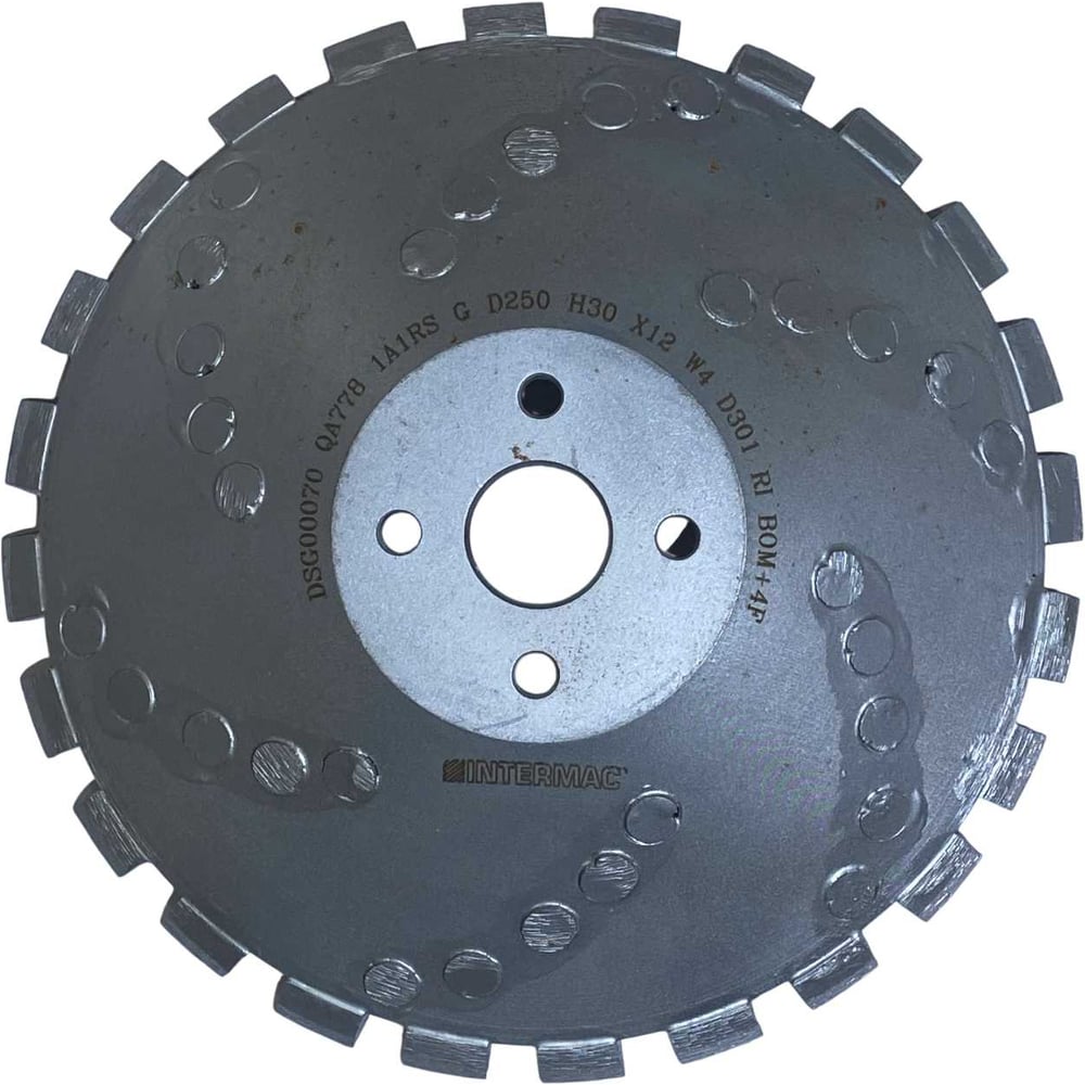 Изображение товара Диск для криволинейной резки гранита и мрамора DIAMUT D250 H30 V30